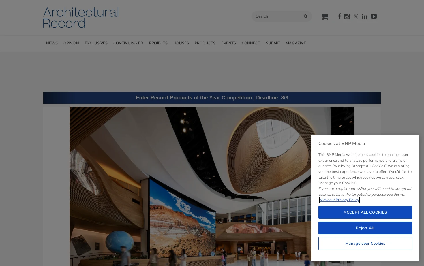 Architectural Record 页面快照